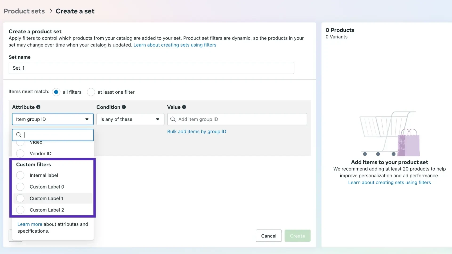facebook catalog ads