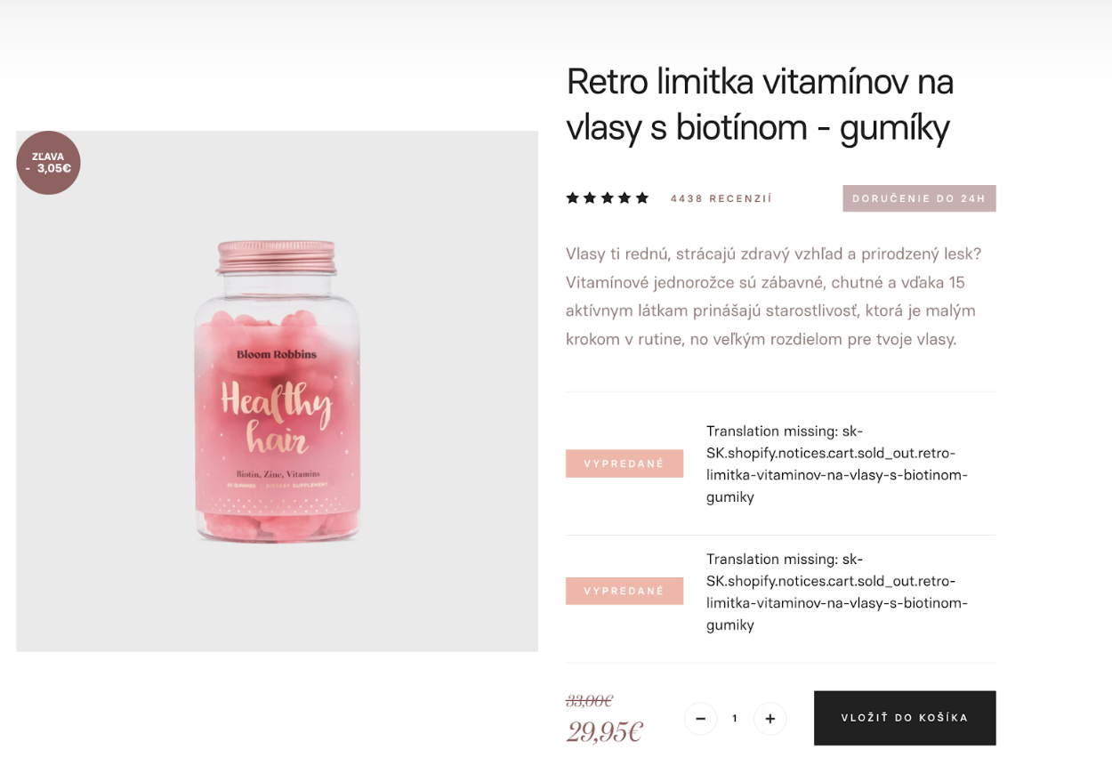 Bloom Robbins staré produkty